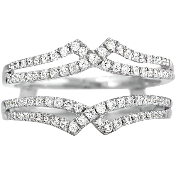 3/8 Total Weight Diamond Insert Ring
