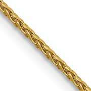 .98mm Diamond Cut Round Wheat Chain