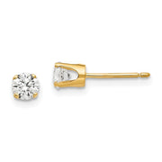 4.0mm Cubic  Zirconia Stud