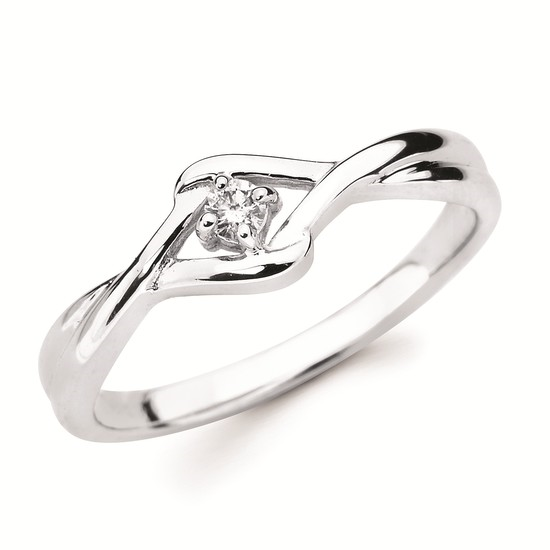 .05 Carat Diamond Promise Ring