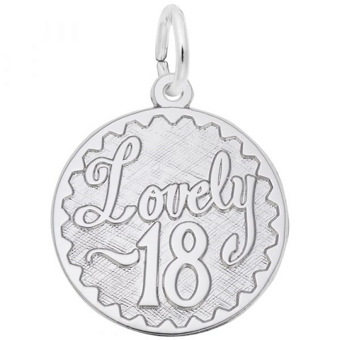 Lovely Eighteen Disc Charm