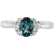 .73 Carat Green Tourmaline Ring