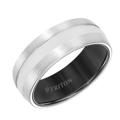 8mm Tungsten Carbide Ring