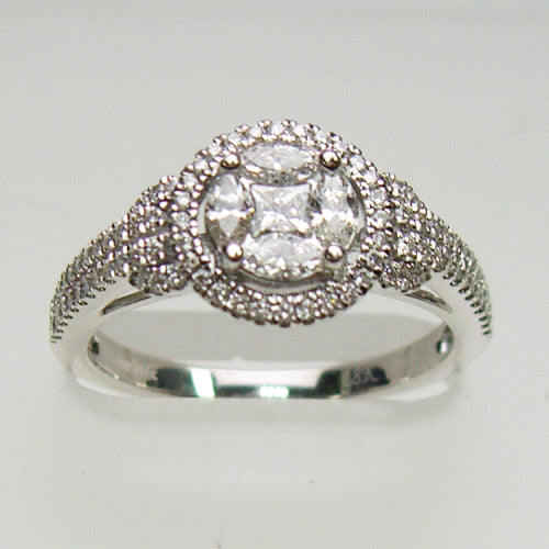 3/4 Carat TW Diamond Mosaic Ring