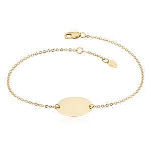 Oval Disc Bracelet