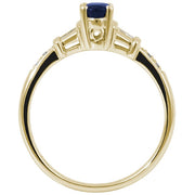 Vintage Blue Sapphire Ring