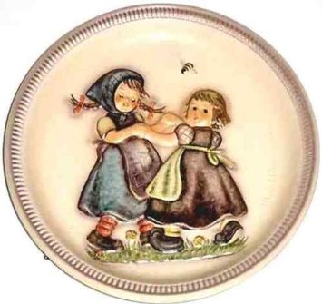 Girls Dancing 1980 Anniversary Hummell Plate