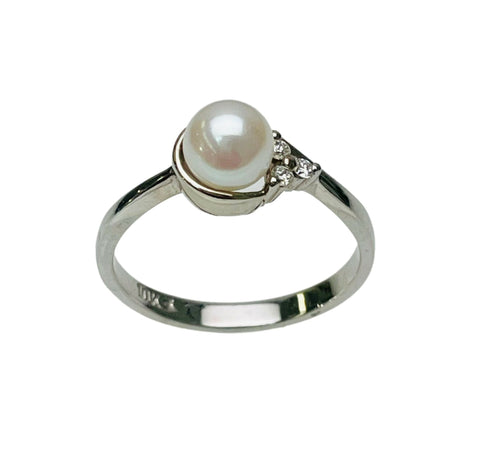 6.0mm Cultured Pearl Ring