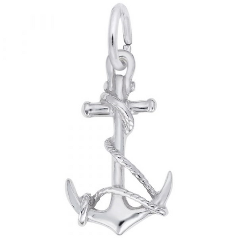 Anchor with Rope Charm
