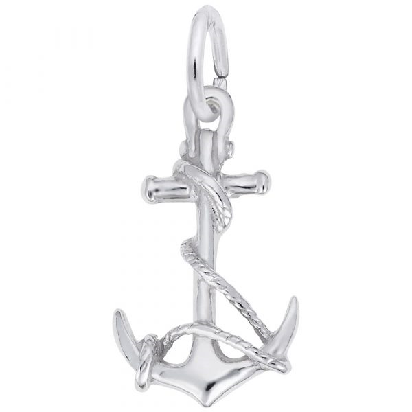 Anchor with Rope Charm