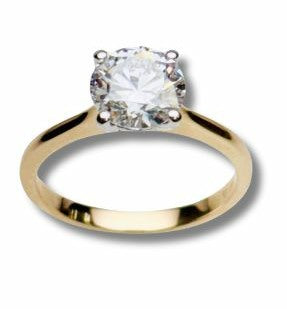 1.73 Carat Lab Created Round Brilliant Diamond Solitaire