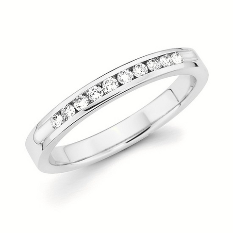 Channel Set Diamond Band