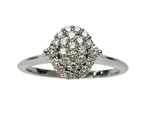 1/3 Carat TW Sparkling Diamond Cluster Ring