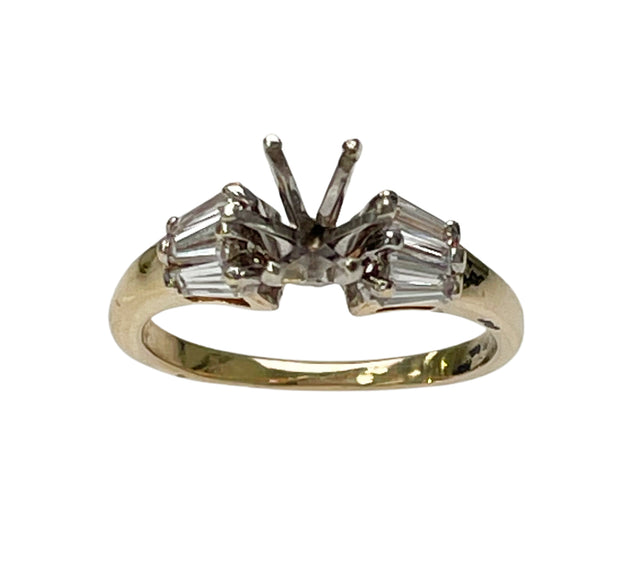 1/2 TW Carat Diamond Semi-Mount Engagement Ring