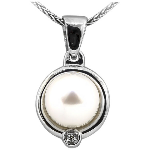 Pearl & Diamond Pendant