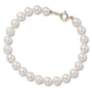 5 Inch Pearl Bracelet