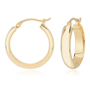 Medium Hoop Earring 14k