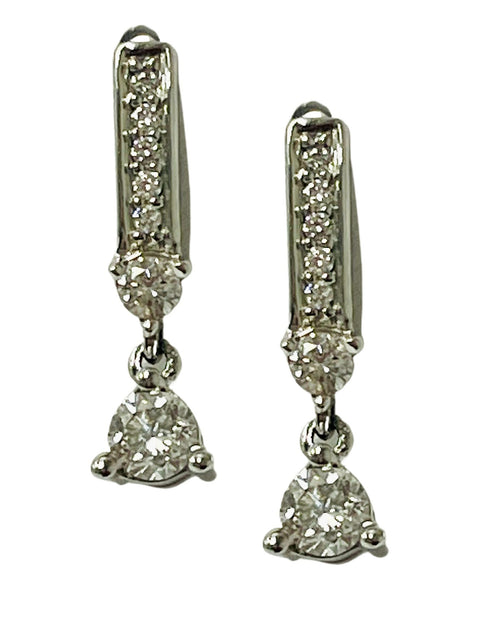 1/2 Carat TW Diamond Drop Earrings
