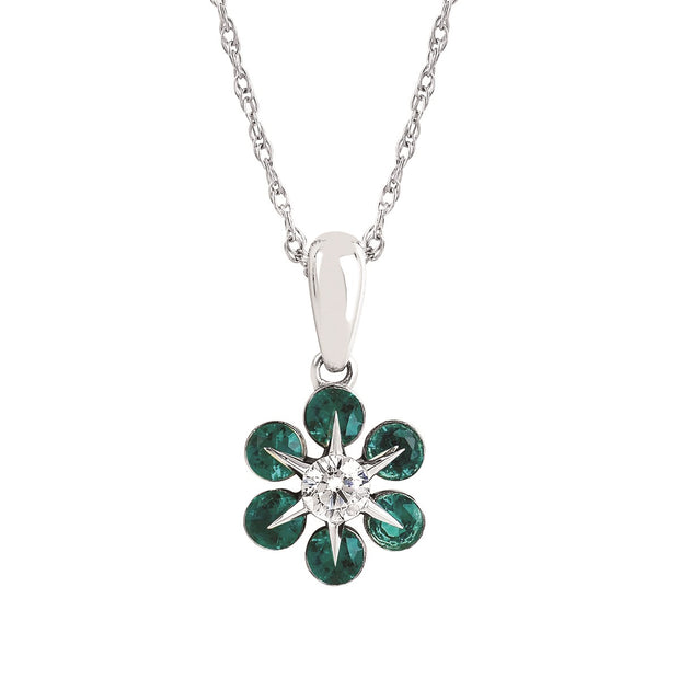 Emerald & Diamond Pendant
