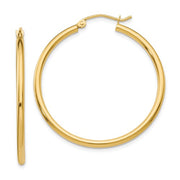 2mm x 35mm Gold Hoop