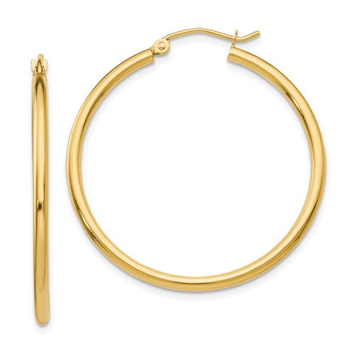 2mm x 35mm Gold Hoop