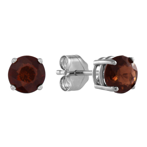 Garnet Studs
