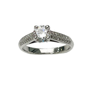 1/2 Carat Diamond Semi Mount Engagement Ring