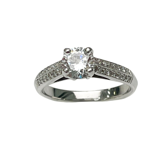 1/2 Carat Diamond Semi Mount Engagement Ring