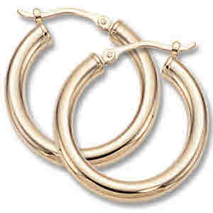 Small Hoops 14 Karat Yellow Gold