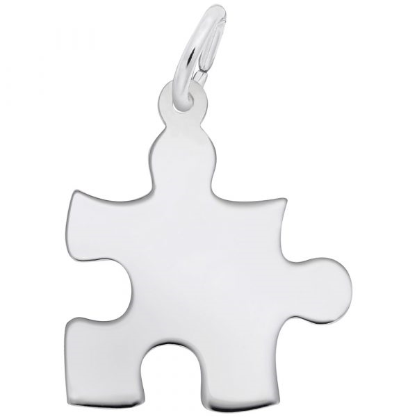 Autism Awareness Puzzle Piece Charm