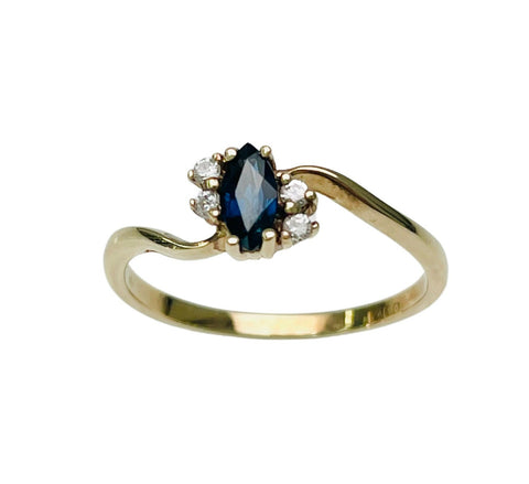 Sapphire & Diamond Ring