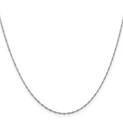 1.0mm Diamond Cut Singapore Chain