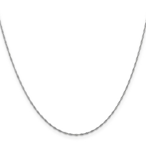 1.0mm Diamond Cut Singapore Chain