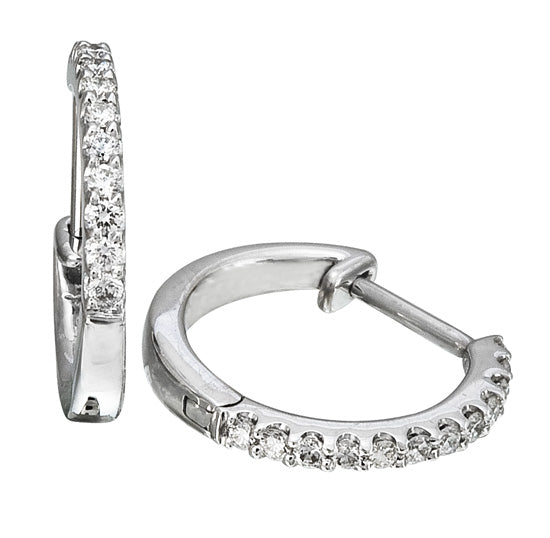 1/20 Carat TW Diamond Hoop