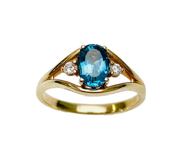Blue Topaz Ring