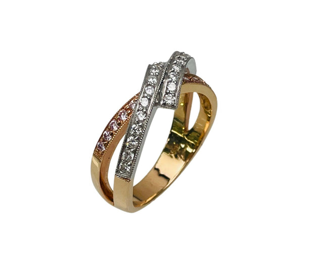 3/8 Carat TW Diamond Bypass Ring