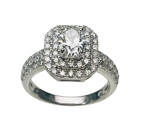 Fabulous Lab Grown 2.06 Carat Total Weight Diamond Fashion Ring