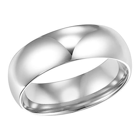 6.0 Platinum Comfort Fit Wedding Band