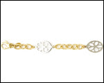 Fancy Twisted Link Anklet