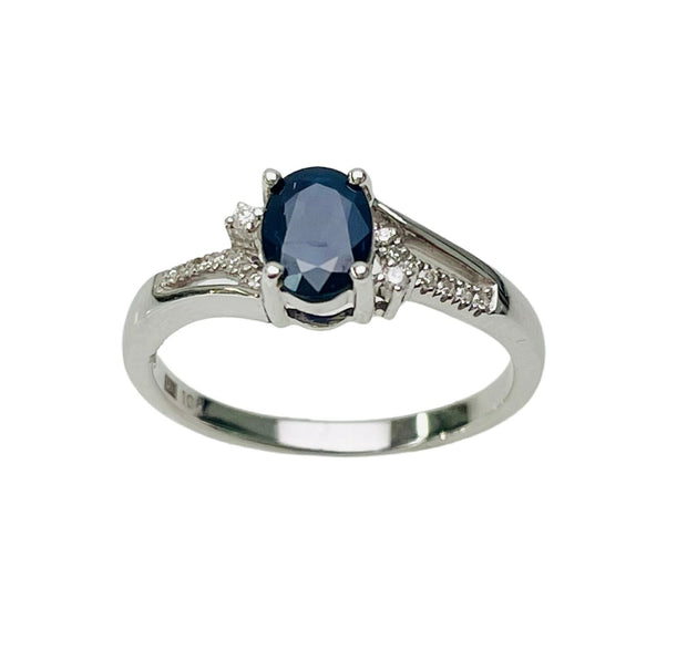 Sapphire & Diamond Ring