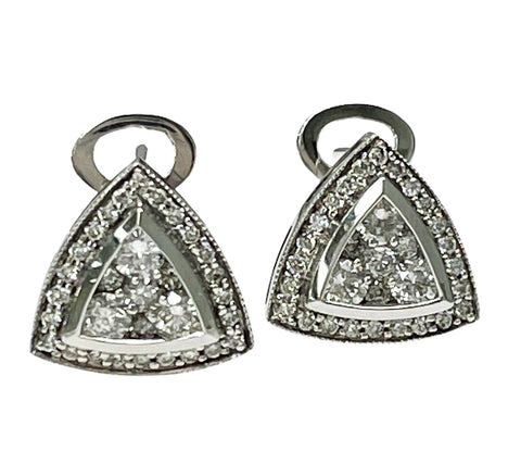 1.00 Carat TW Diamond Earrings