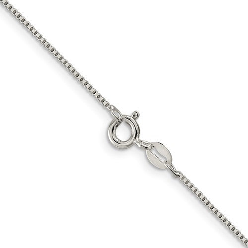 .90mm 18 Inch Sterling Silver Box Chain