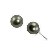 Tahitian Black Pearl Studs