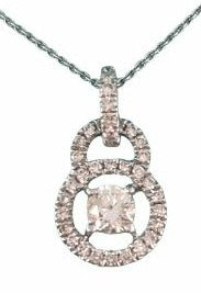 1/3 TW Contemporary Diamond Pendant